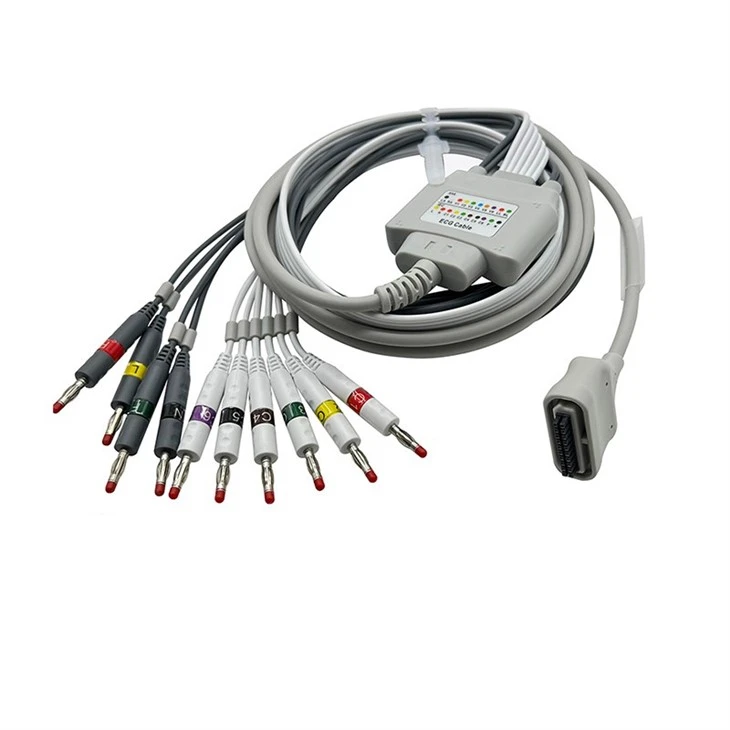 Edan 20-pin 10-Lead ECG/EKG Cable factory
