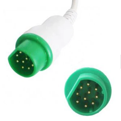 דרגר 10pin 5lead כבל אק"ג עם חוט AHA תיל