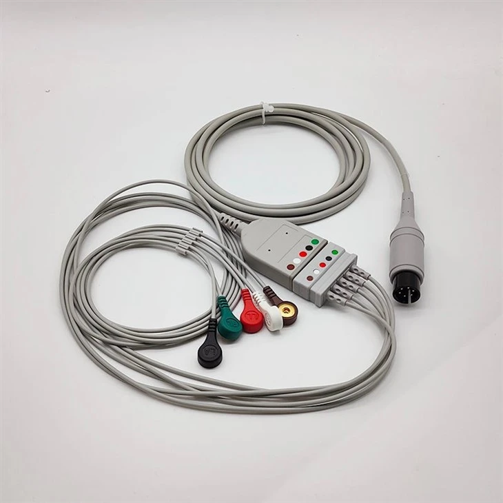 Mindray/Edan/Goldway ECG Trunk Cable With Leadwires 6pin